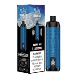 AlFakher Crown Bar 12000 puffs grape Mint