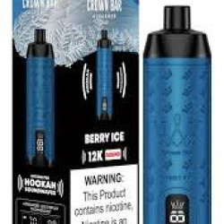 AlFakher Crown Bar 12000 puffs grape Mint