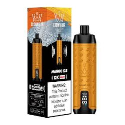 Alfakher Crown Bar 12000 Puffs Mango Ice