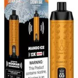 Alfakher Crown Bar 12000 Puffs Mango Ice
